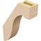Ekena Millwork 3-inch W x 10-inch D x 14-inch H Del Monte Rough Cedar Woodgrain TimberThane Knee Brace, Primed BRCUR03X10X14DELRCPR - alternate 2